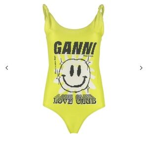 Ganni one piece swimsuit